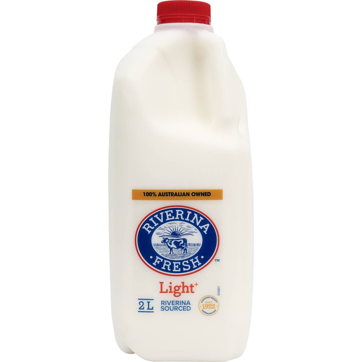 Calories in Riverina Fresh Light Milk