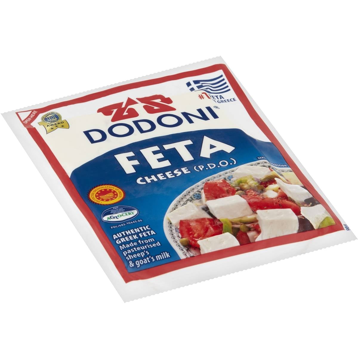 Calories in Dodoni Goat's Fetta Cheese calcount