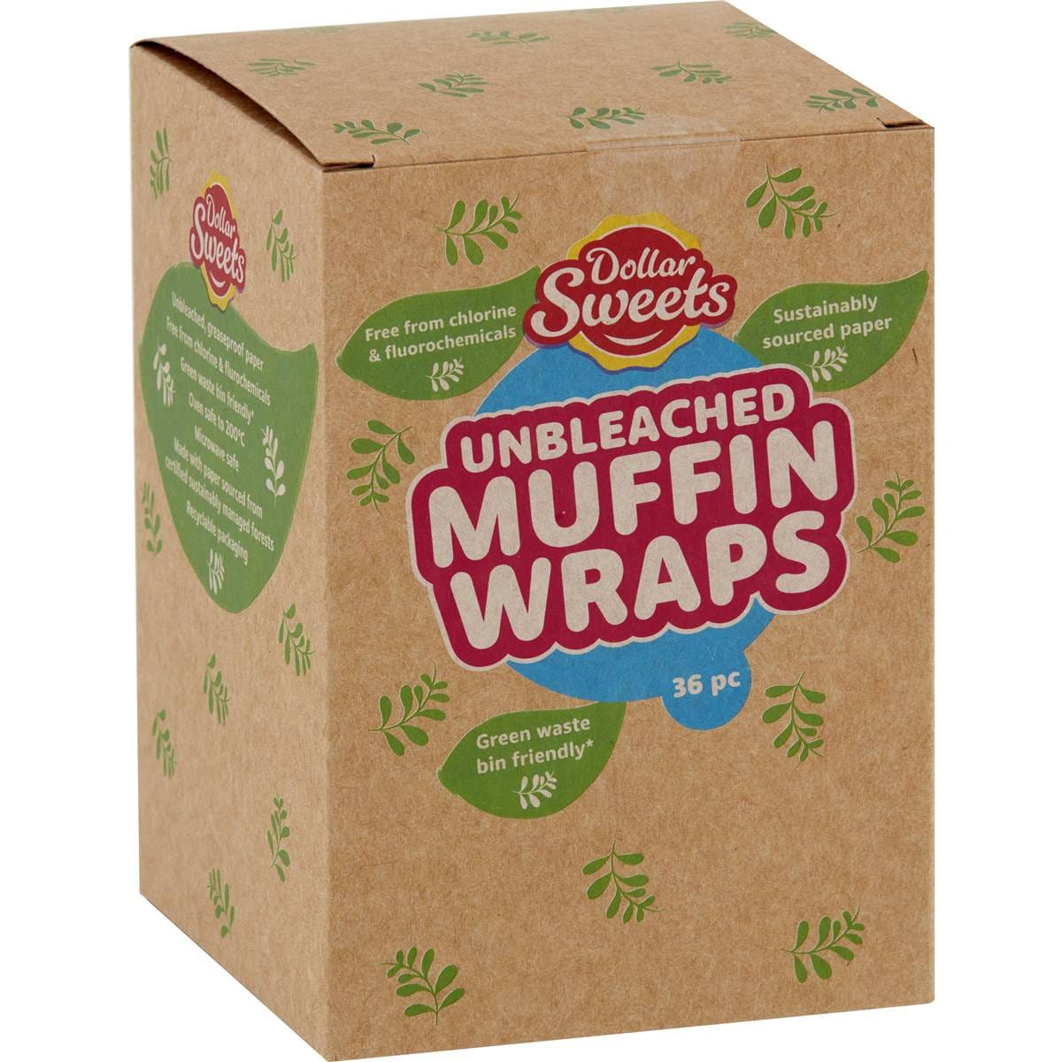 Dollar Sweets Unbleached Muffin Wraps