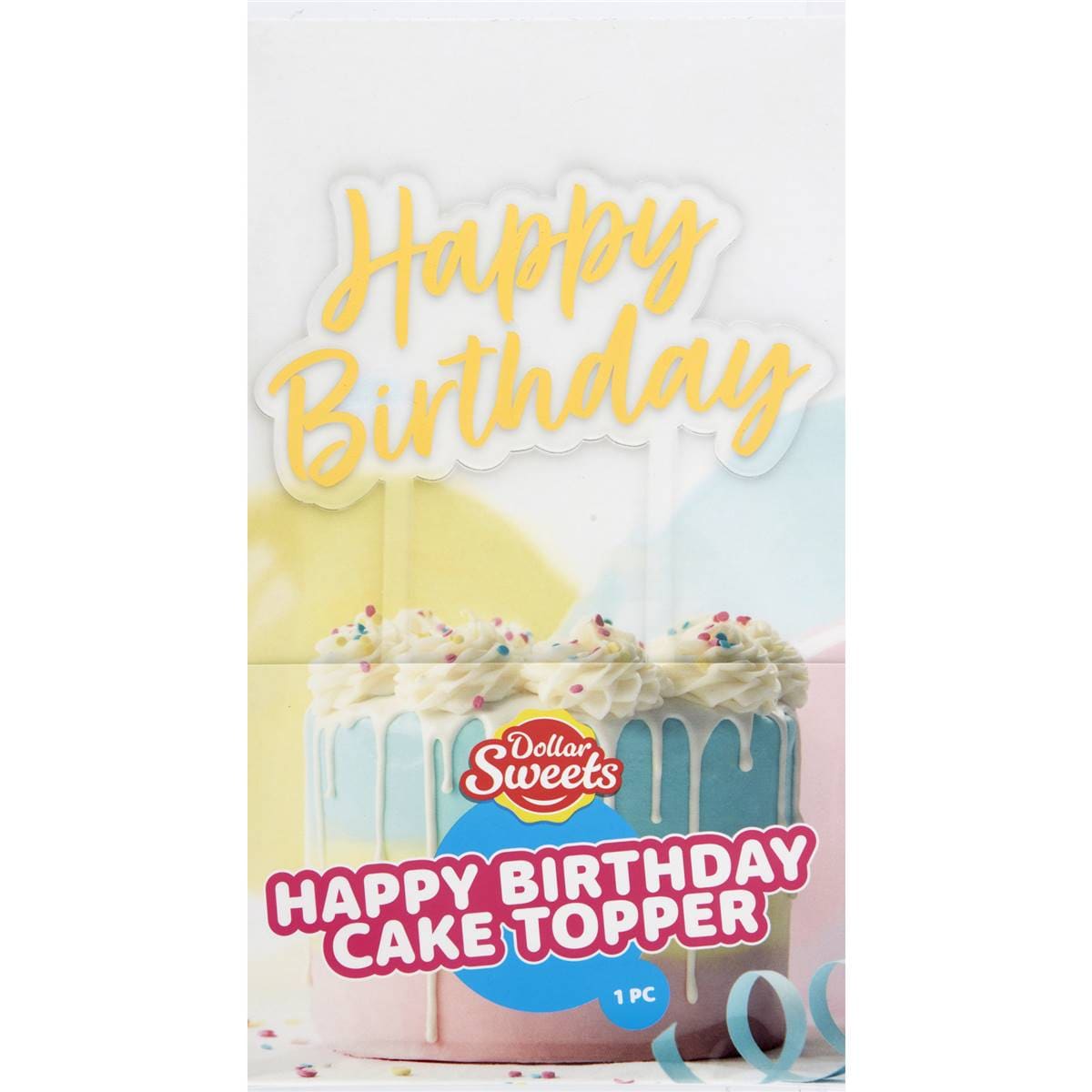 Dollar Sweets Happy Birthday Acrylic Plaque Small