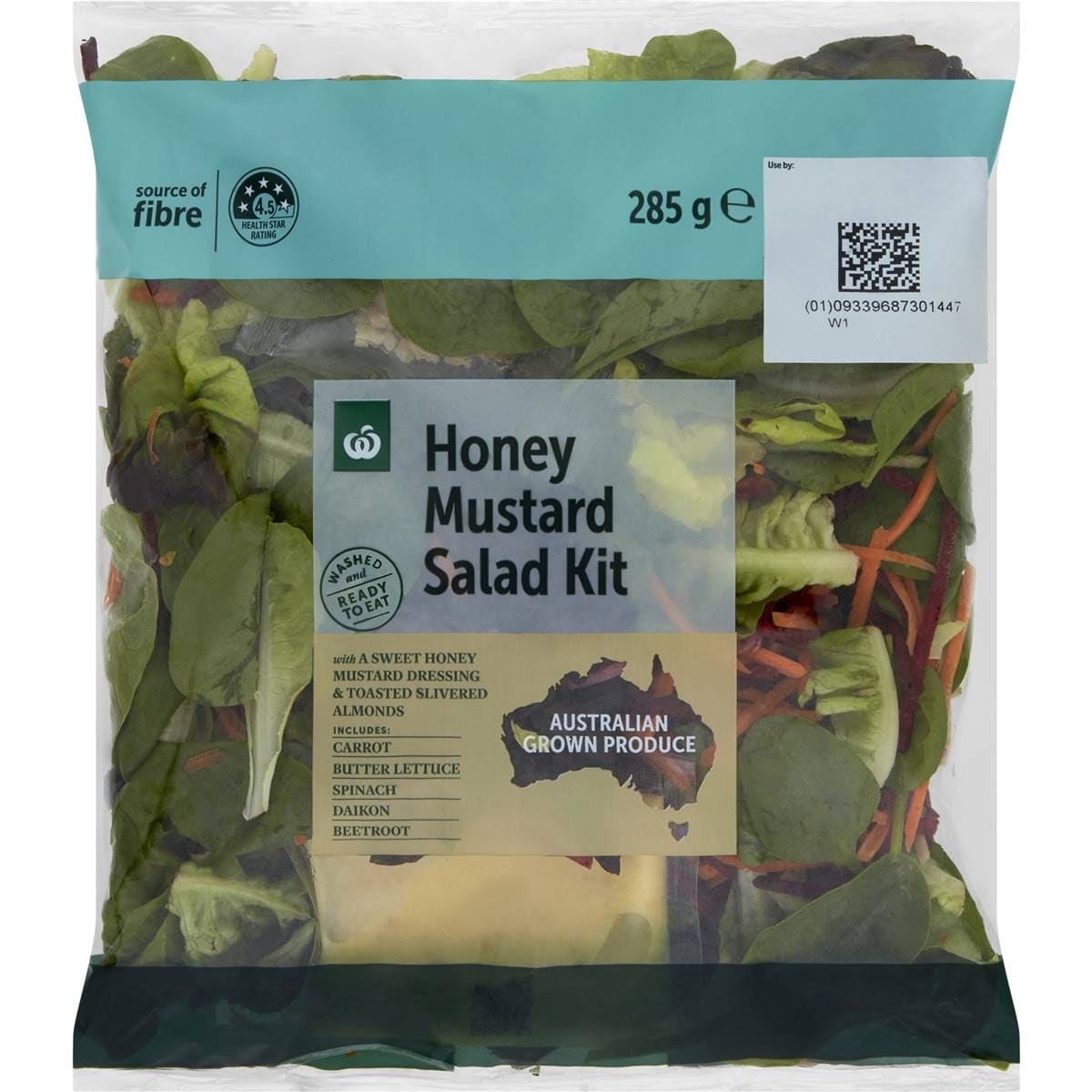 Calories in Woolworths Honey Mustard Pasta Salad calcount