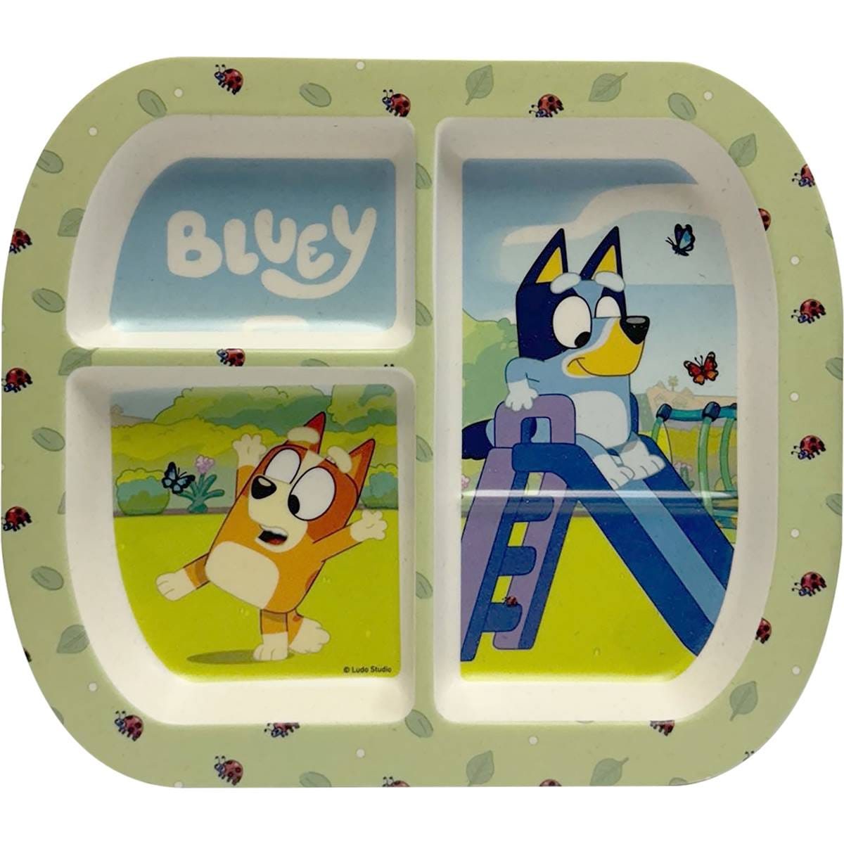 Zak Bluey Bamboo Divider Plate
