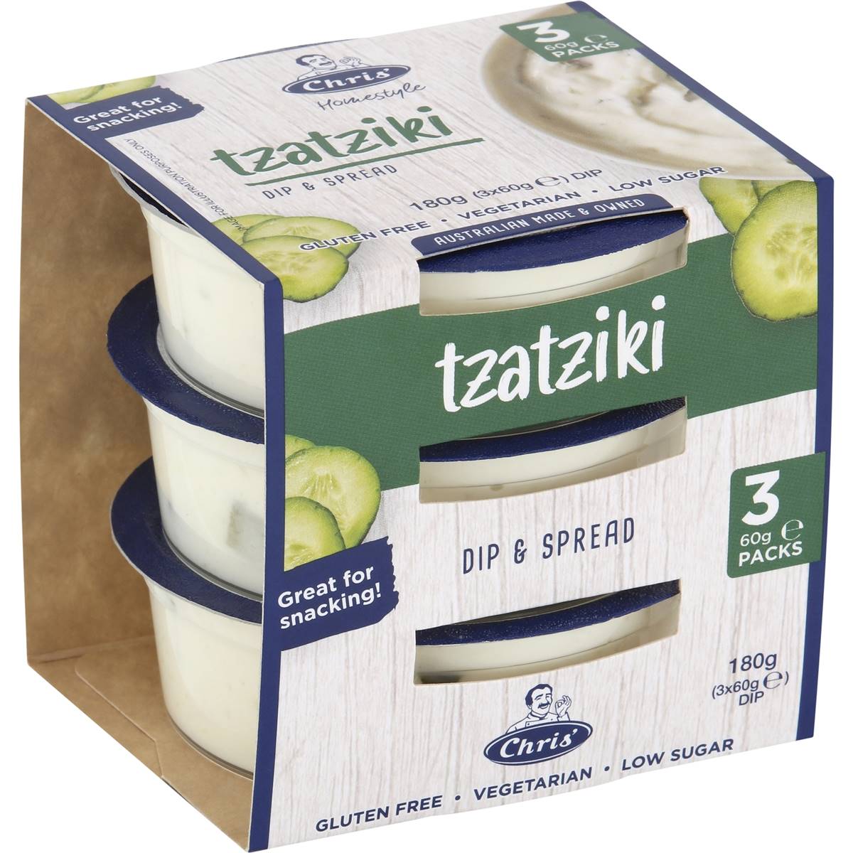 Chris' Homestyle Dip & Spread Tzatziki