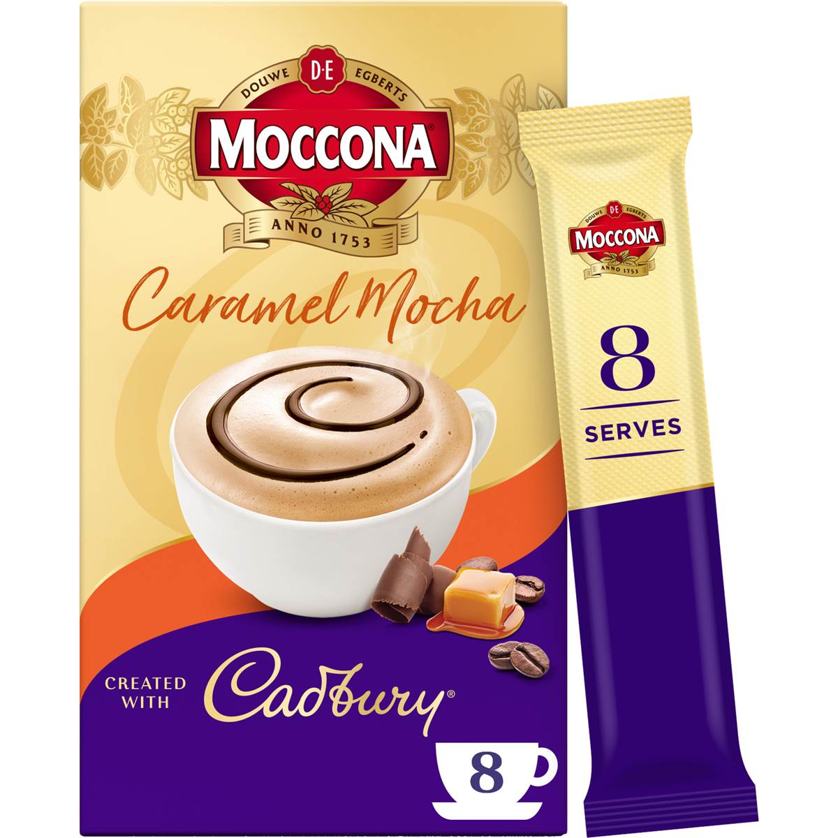 Calories in Moccona Cadbury Mocha Sachets calcount