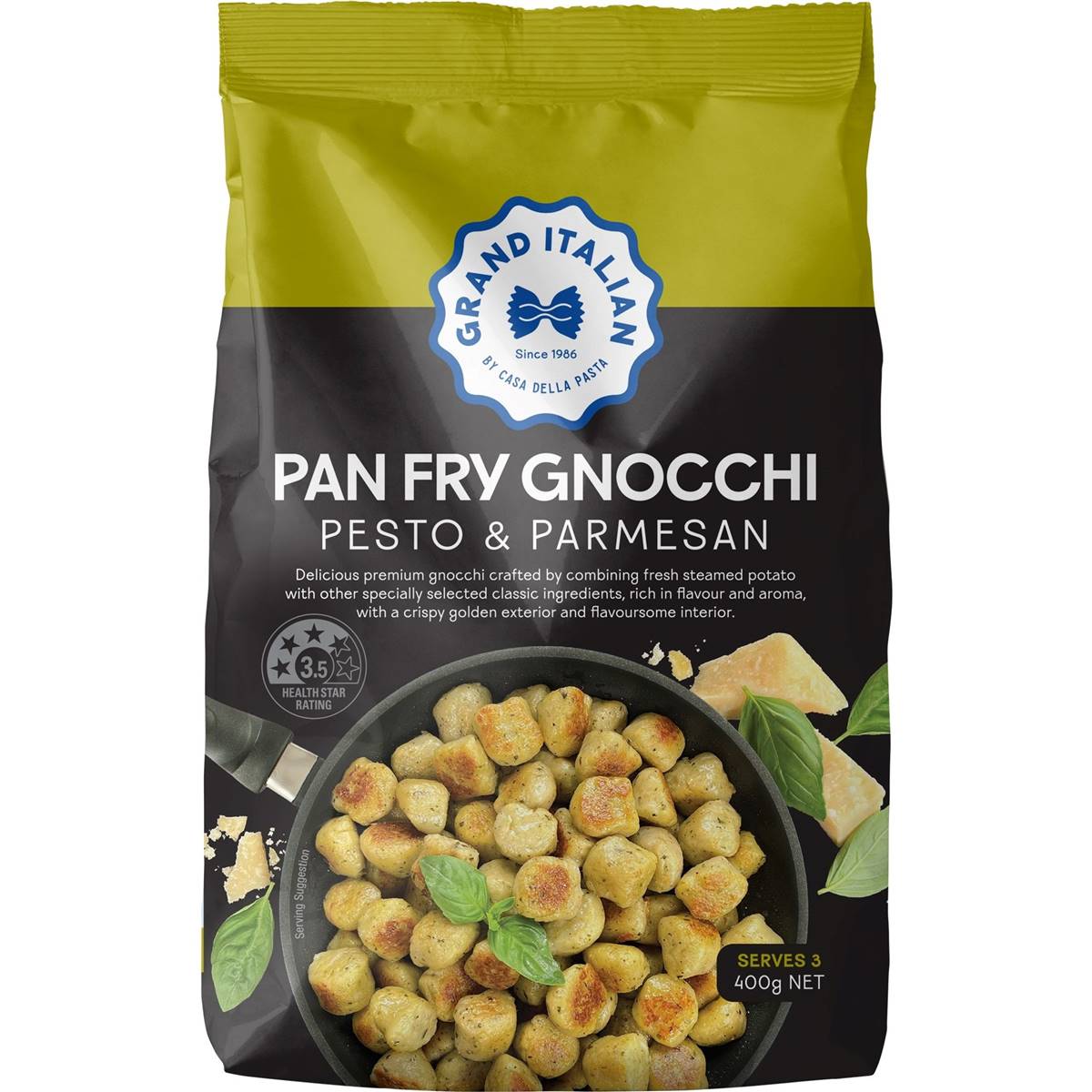 Calories in Grand Italian Cauliflower Gnocchi calcount