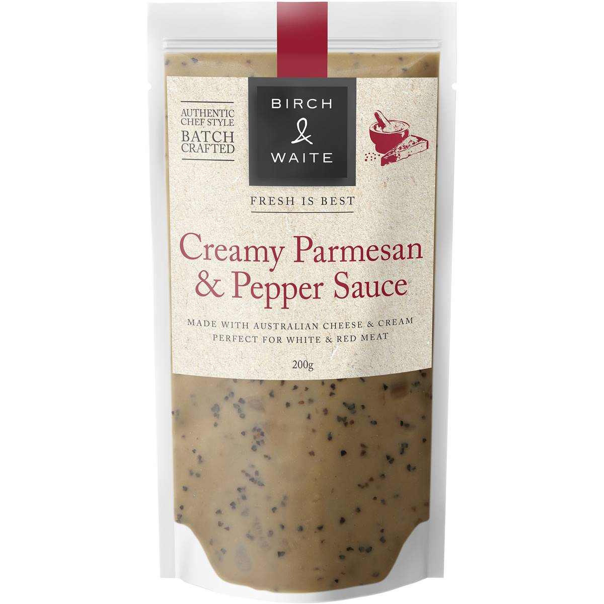 Calories in Birch & Waite Creamy Pesto Sauce calcount