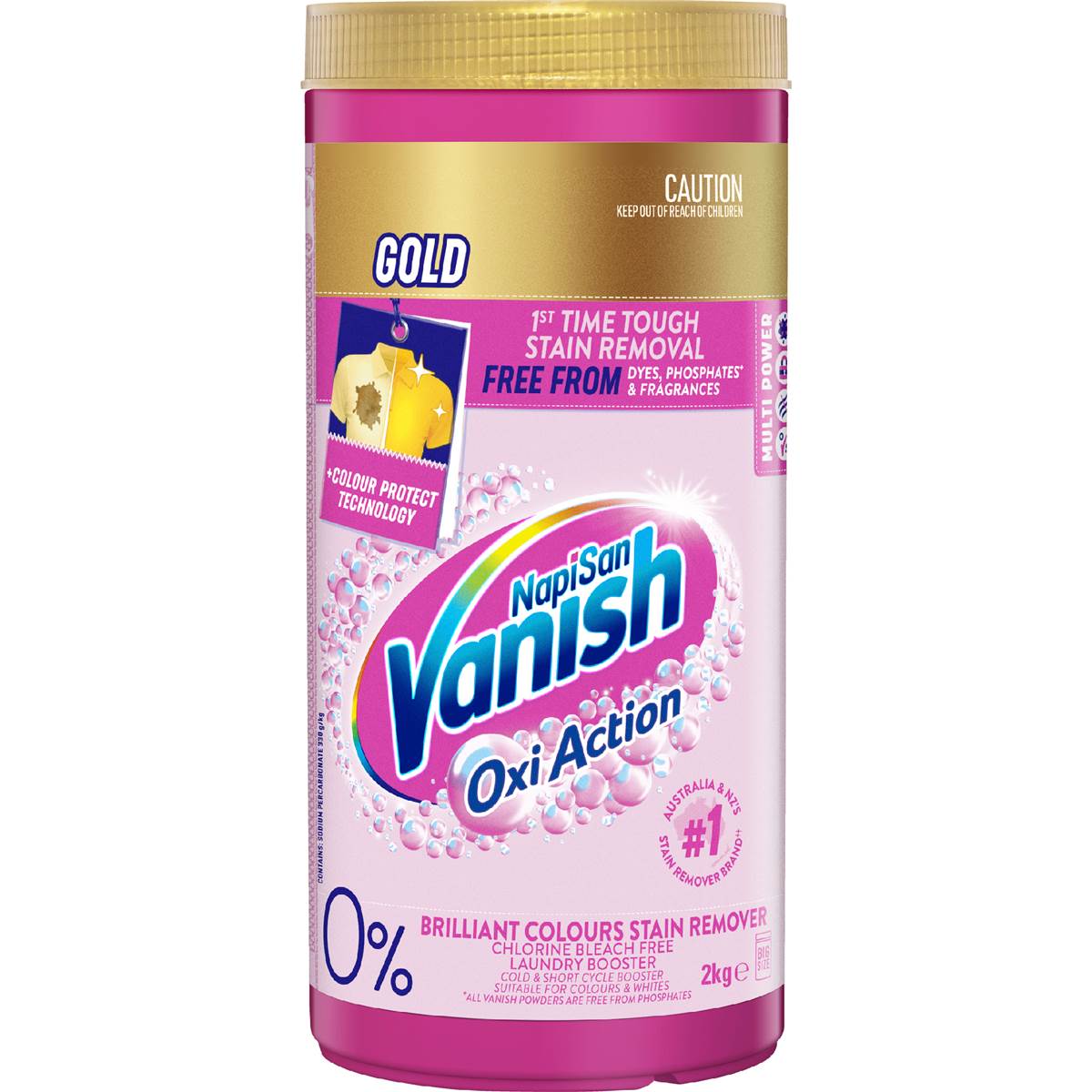 Vanish Gold 0% Stain Remover Powder 2kg