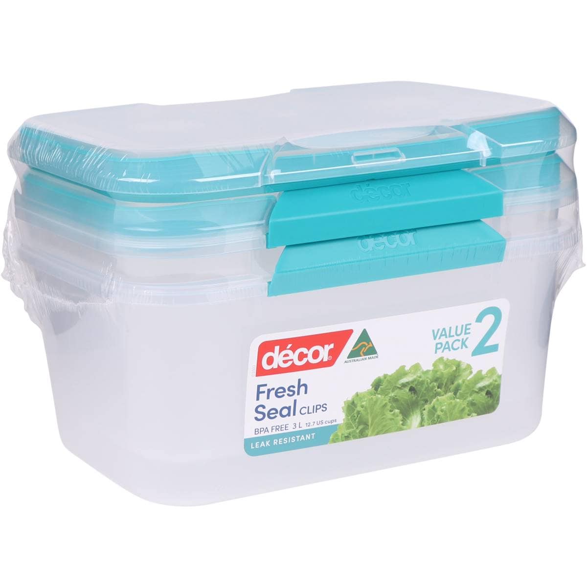 Decor Fresh Seal Containers 3L 2 pack
