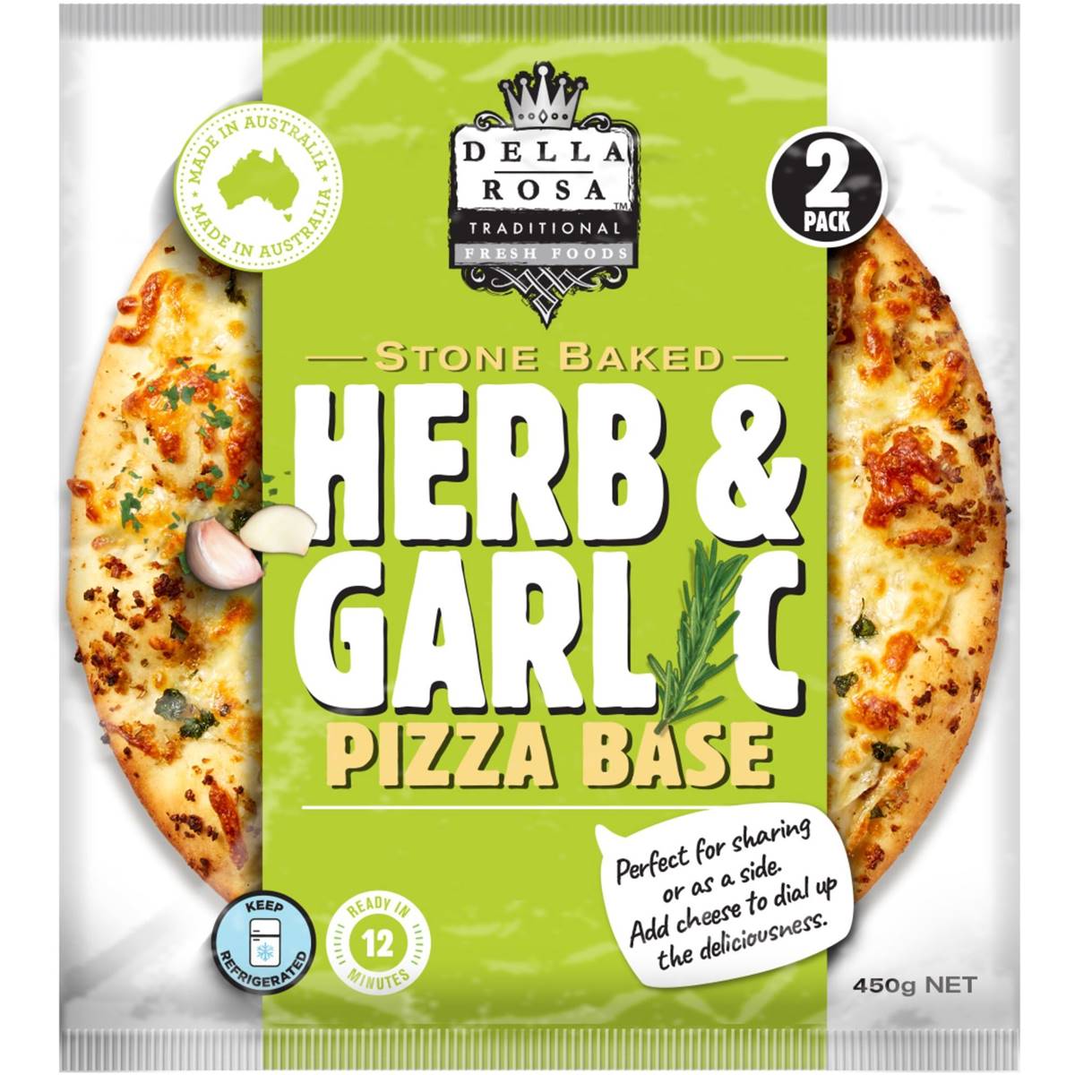 Calories in Della Rosa Stone Baked Bbq Chicken & Pineapple Pizza calcount