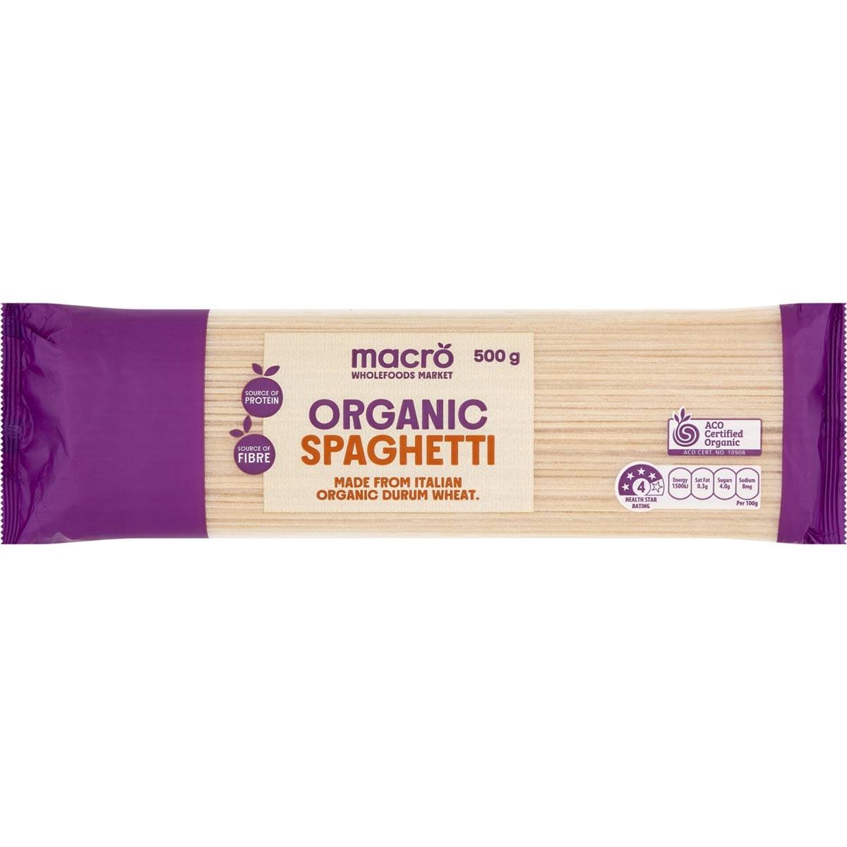 Macro Organic Spaghetti Pasta