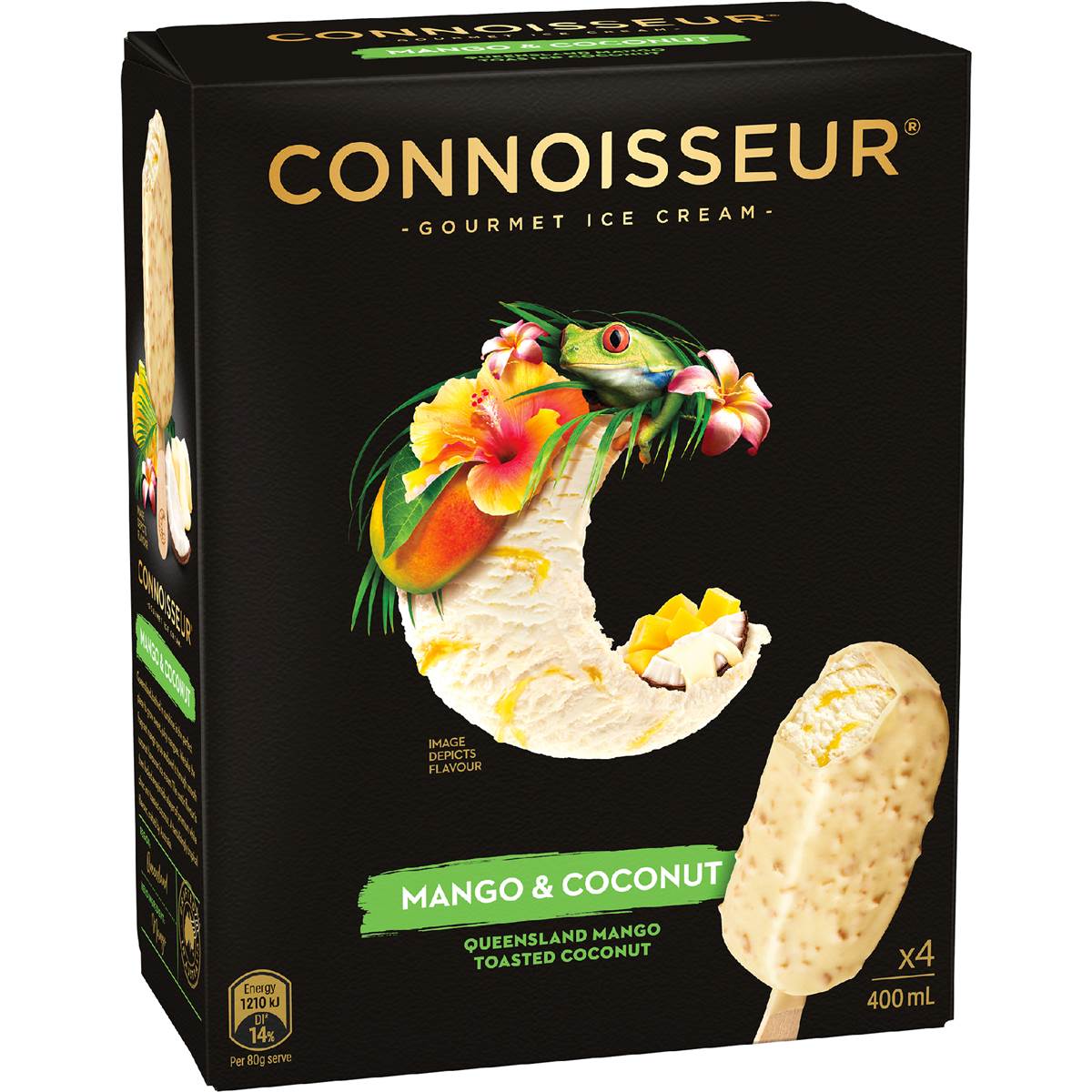 Connoisseur Mango & Coconut Ice Cream 4 pack