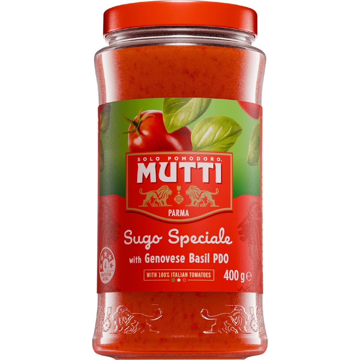 Mutti Sugo Speciale Pasta Sauce With Genovese Basil