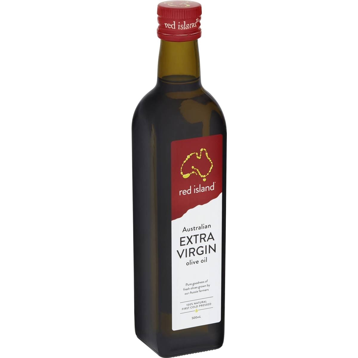 Calories in Red Island Cold Pressed Olive Oil Extra Virgin