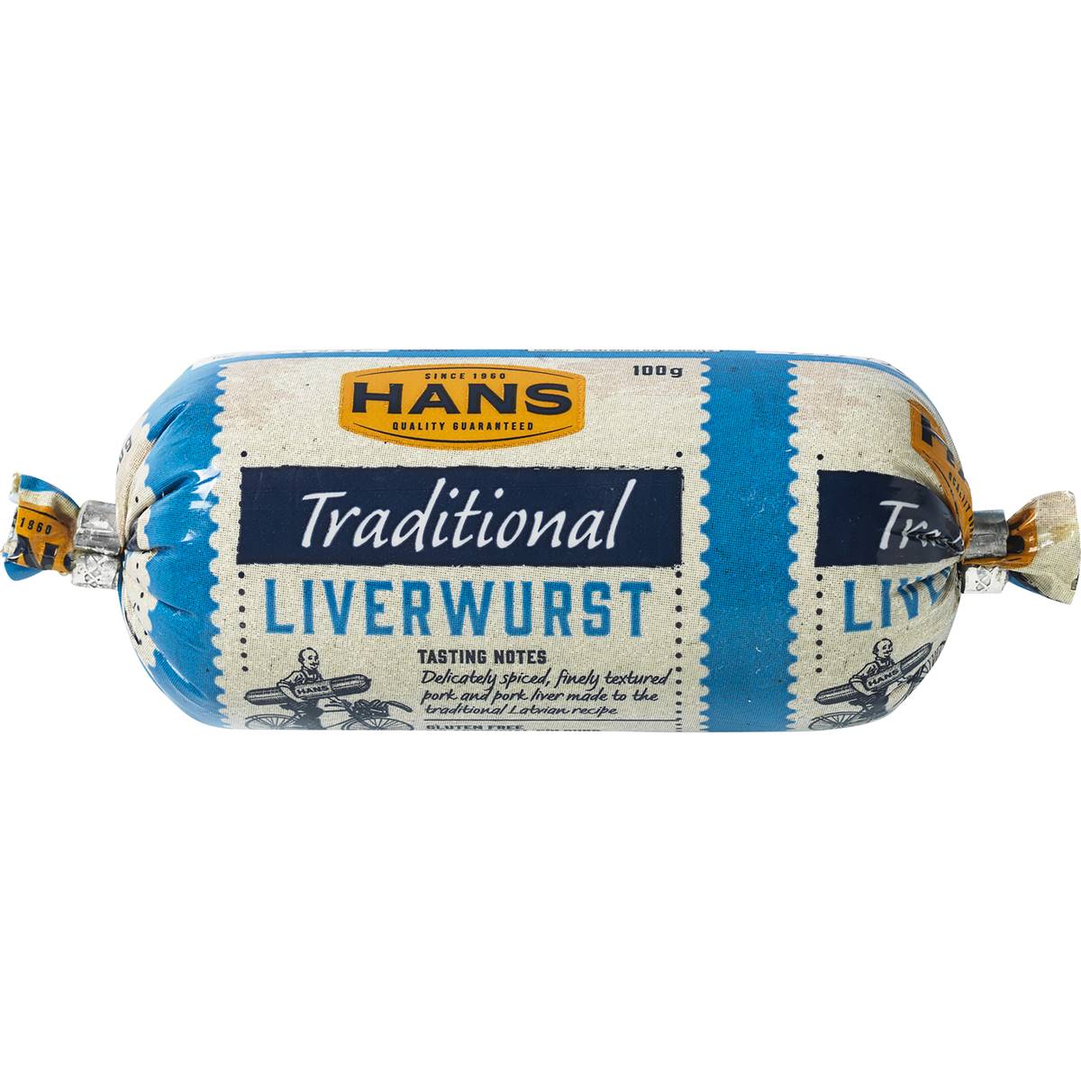 Calories in Hans Liverwurst Traditional