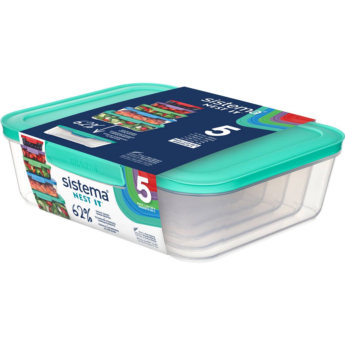 Sistema Nest It Nested Food Storage Containers