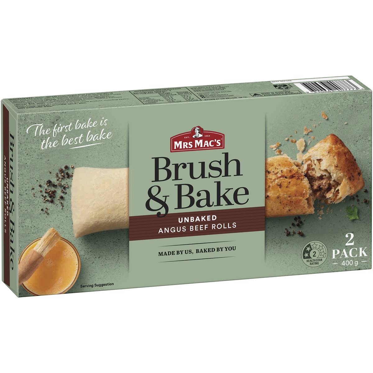 Calories in Mrs Macs Sausage Roll, Angus Beef calcount