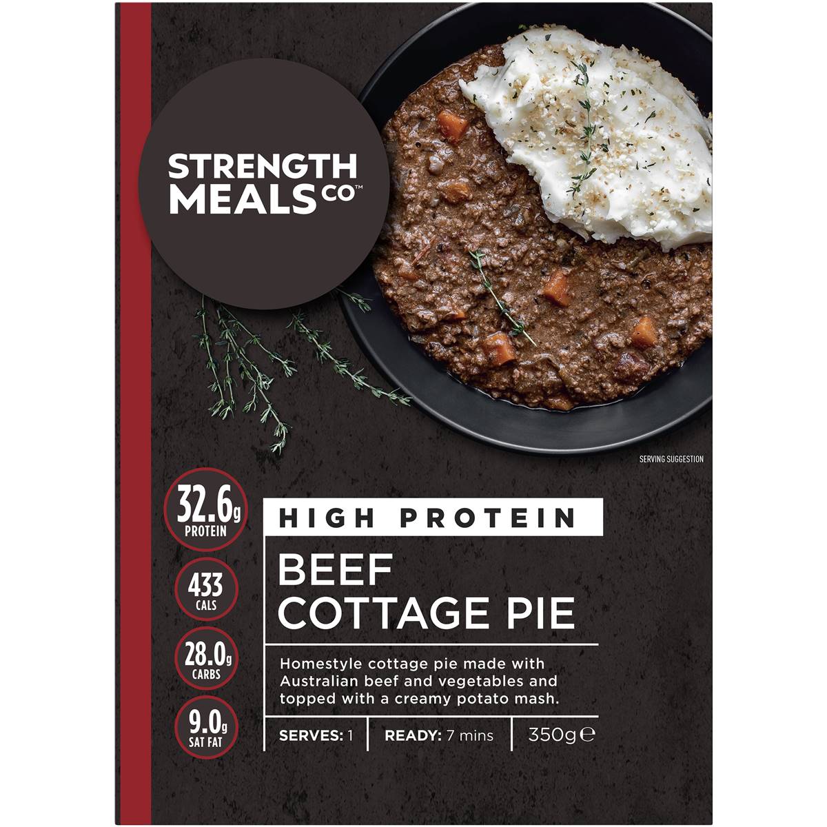 Calories in Gourmet Meals Regular, Cottage Pie calcount