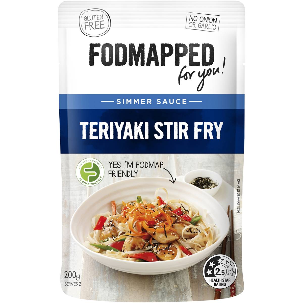 Fodmapped For You Teriyaki Stir Fry Simmer Sauce