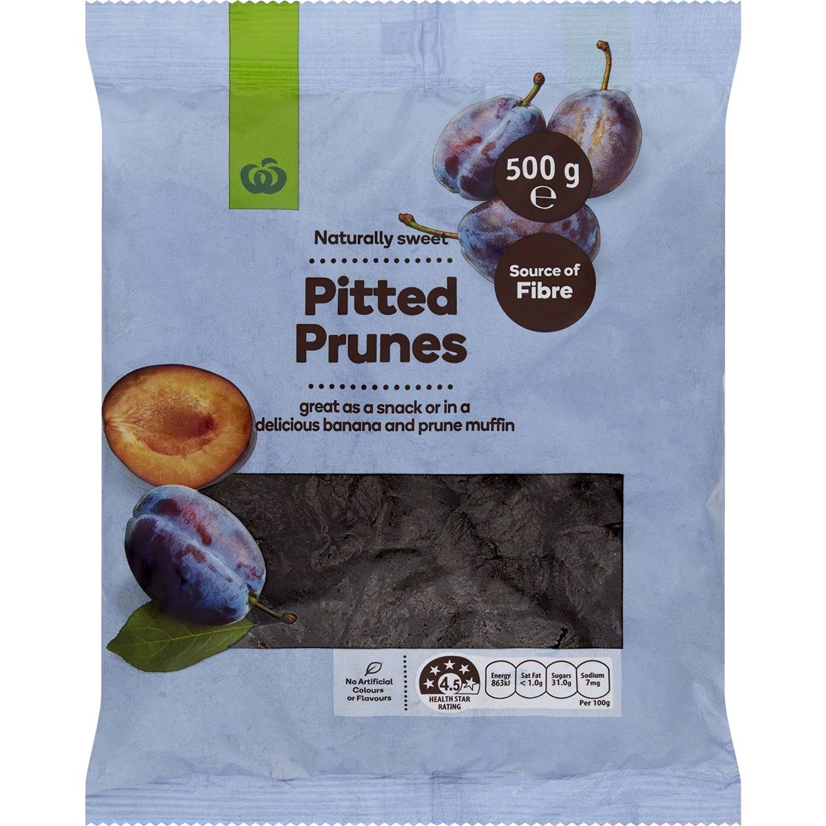 Woolworths Prunes Pitted