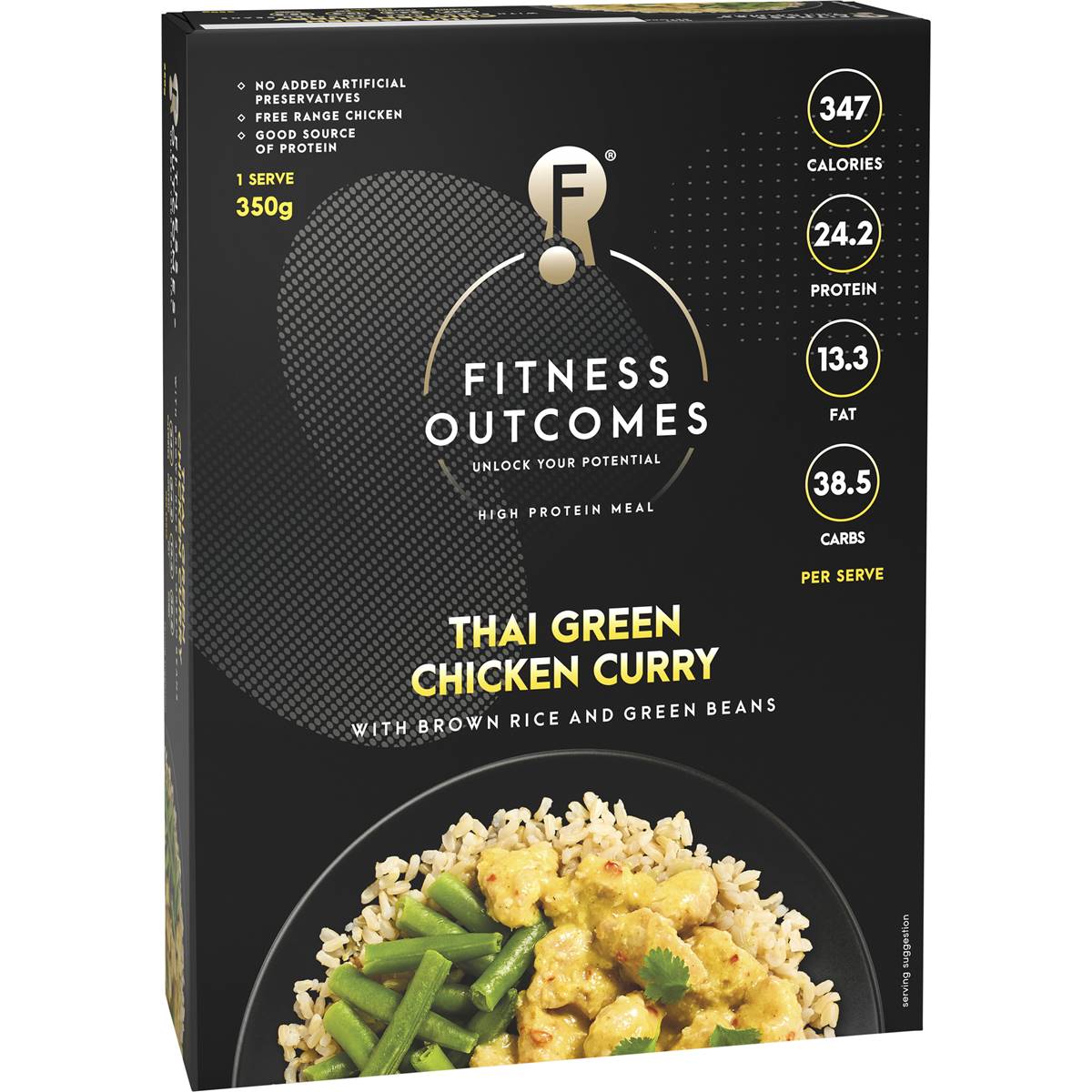 Calories in Coles Thai Green Chicken Curry calcount