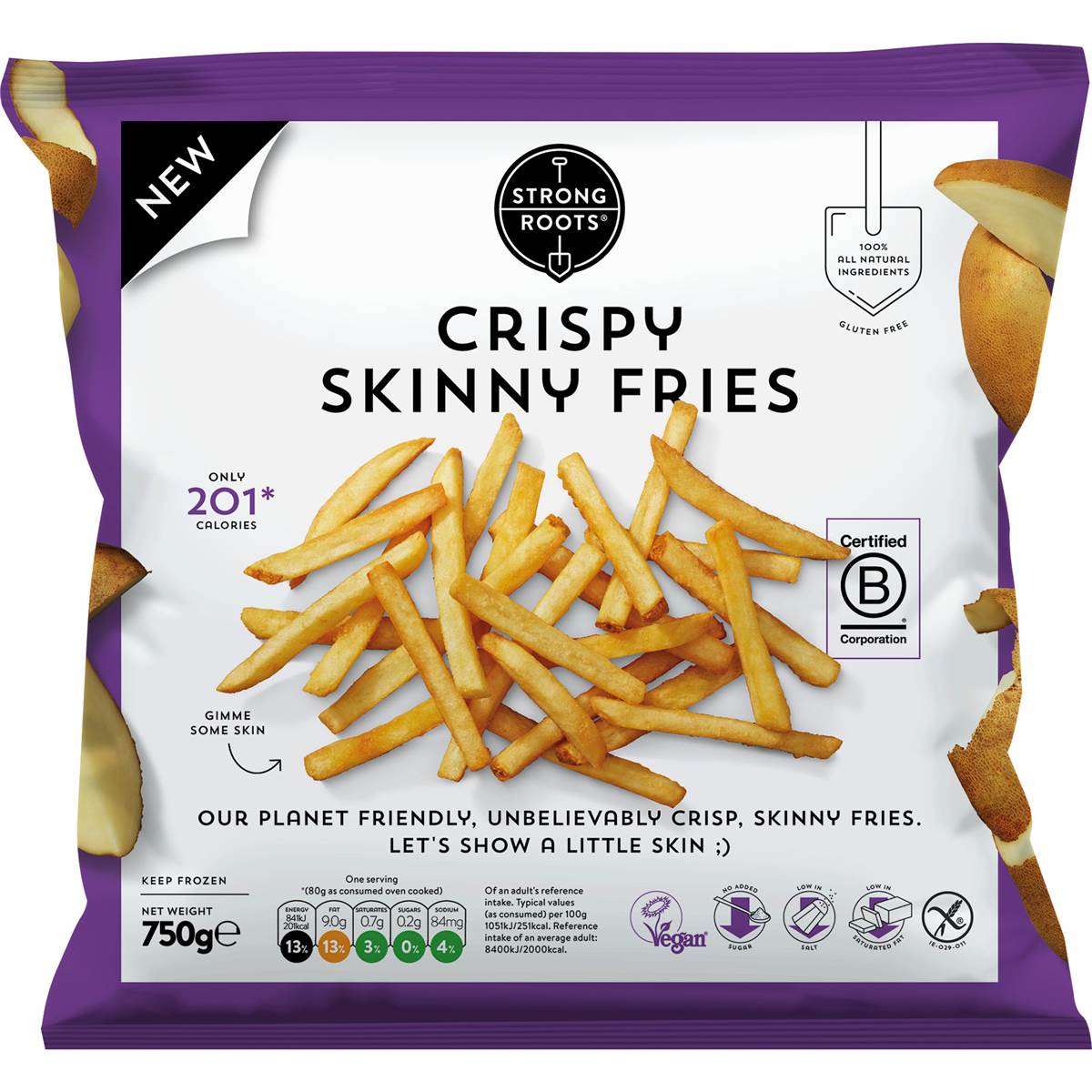 Strong Roots Crispy Skinny Fries
