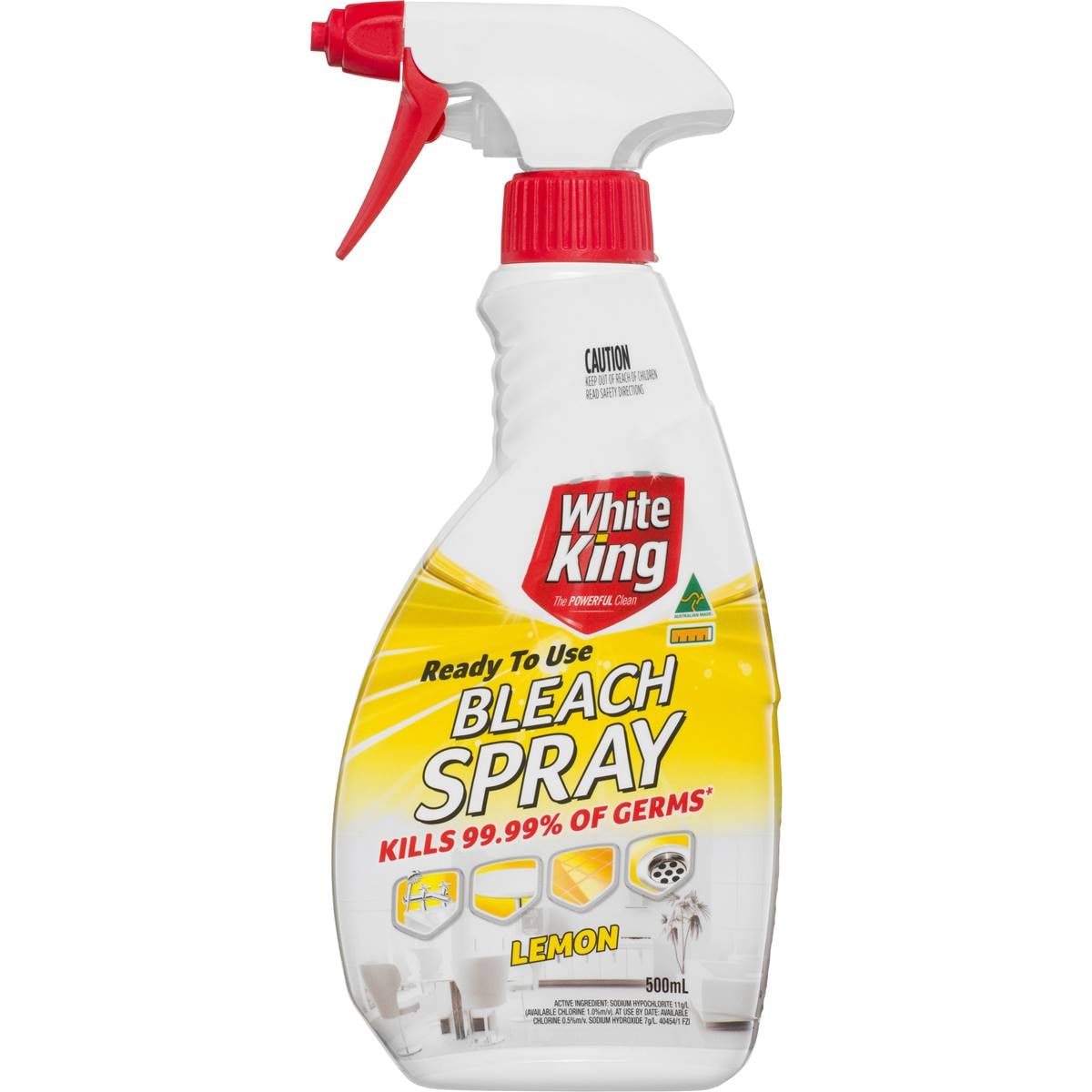 White King Bleach Spray Lemon