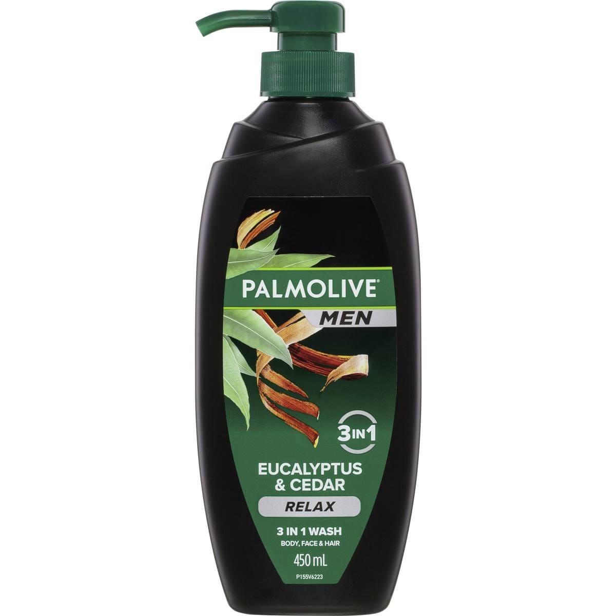 Palmolive Men'S Body Wash Shower Gel 3 In 1 Eucalyptus & Cedar