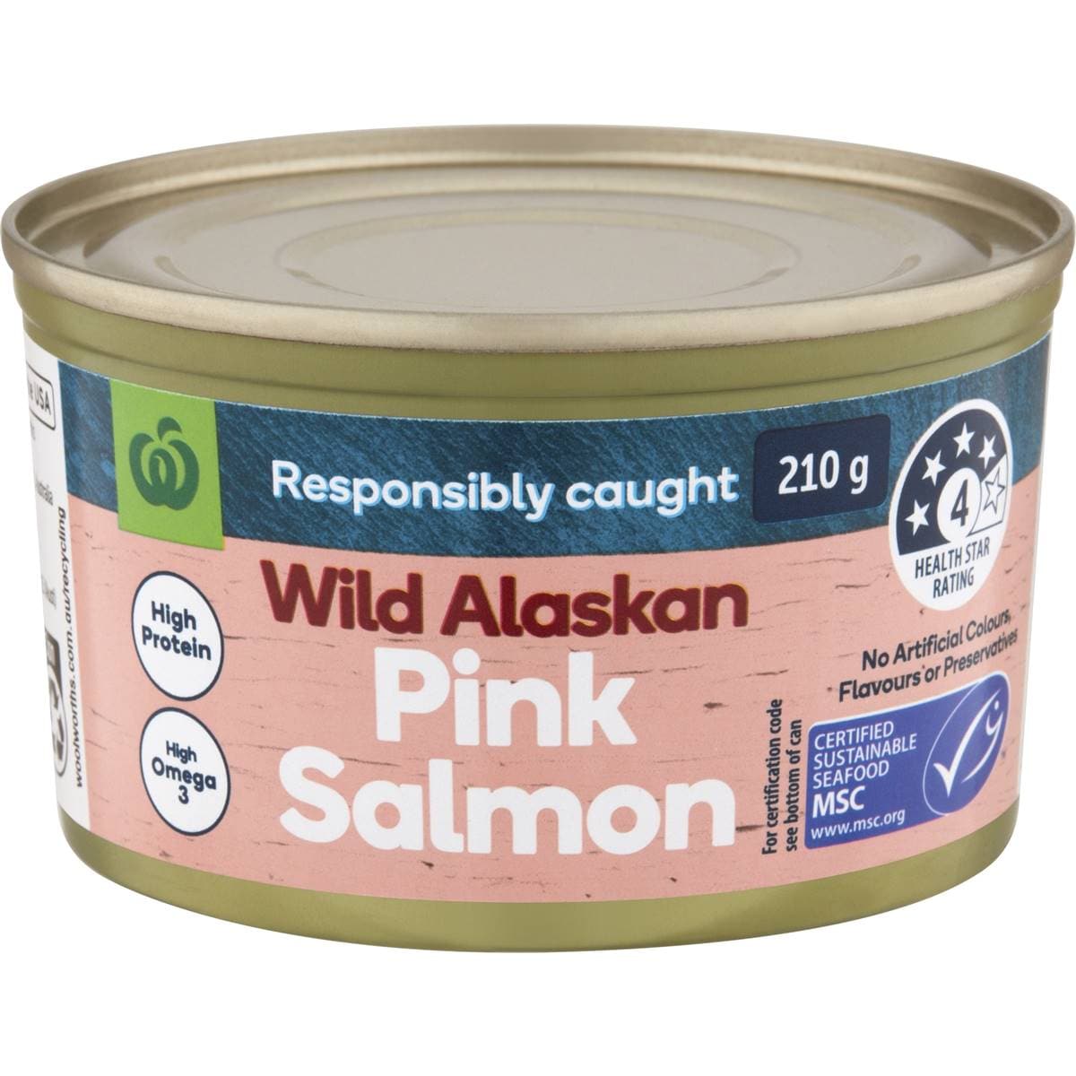 Calories in Woolworths Pink Salmon calcount