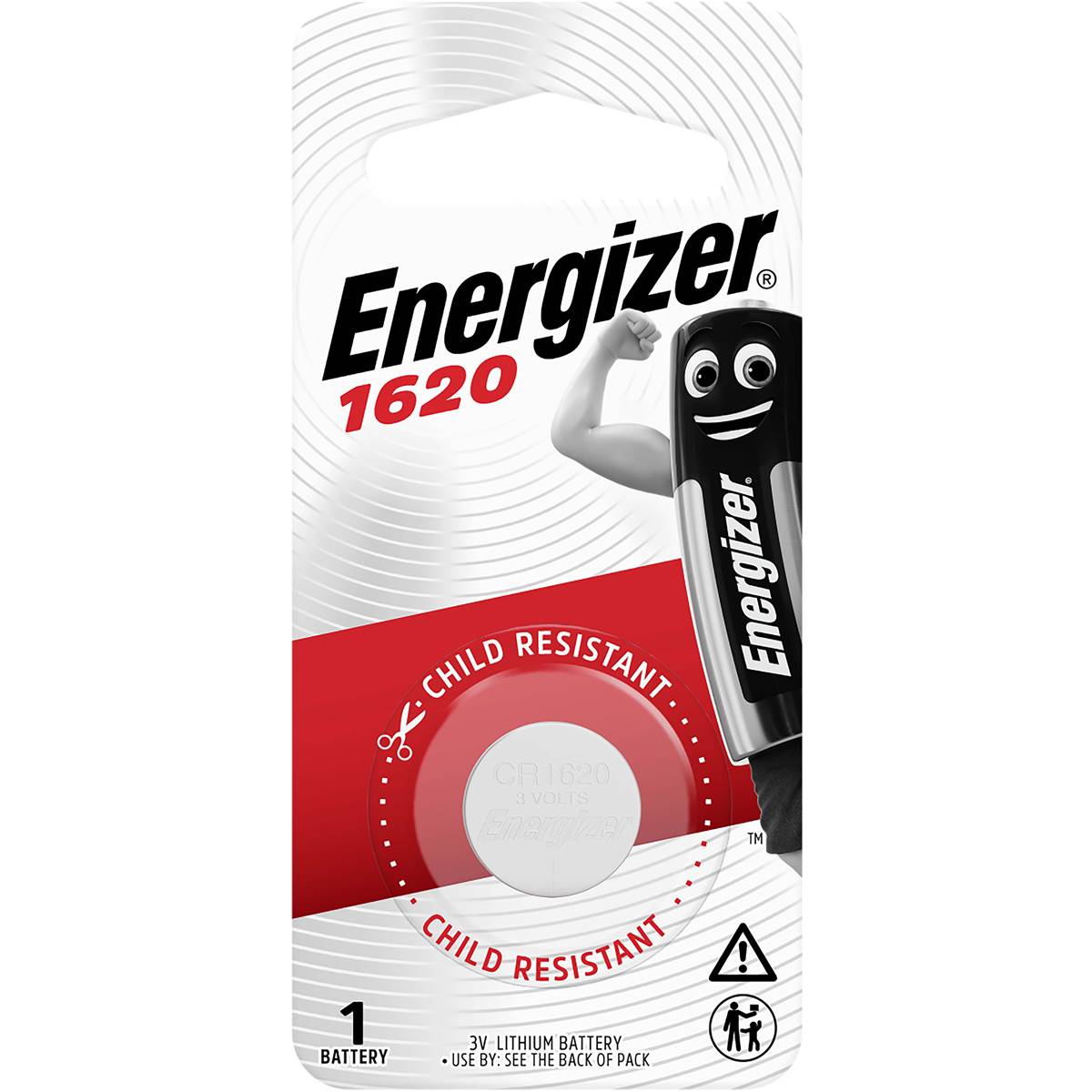 Energizer 1620 CR1620 Lithium Coin Battery