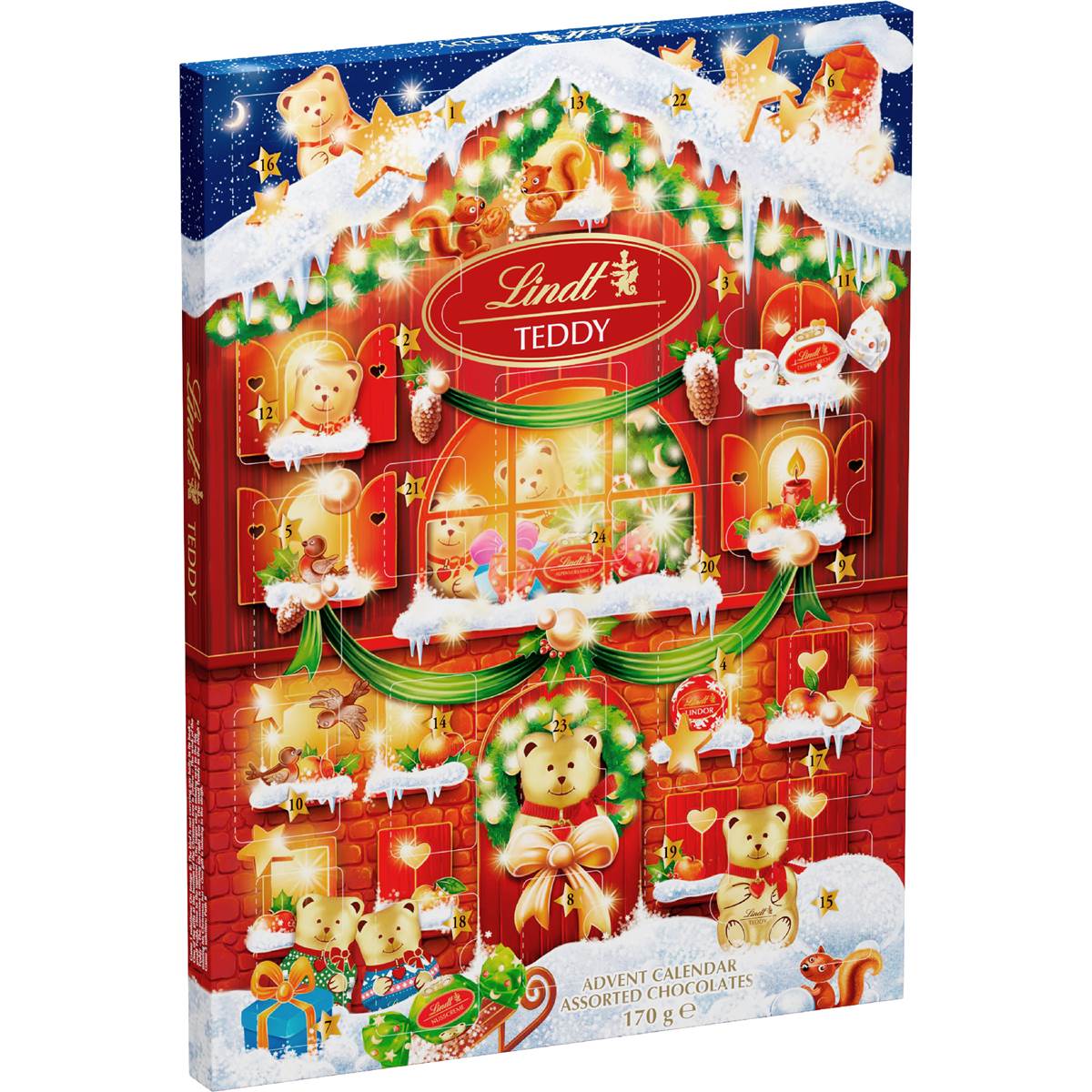 Lindt Teddy Assorted Chocolates Advent Calendar