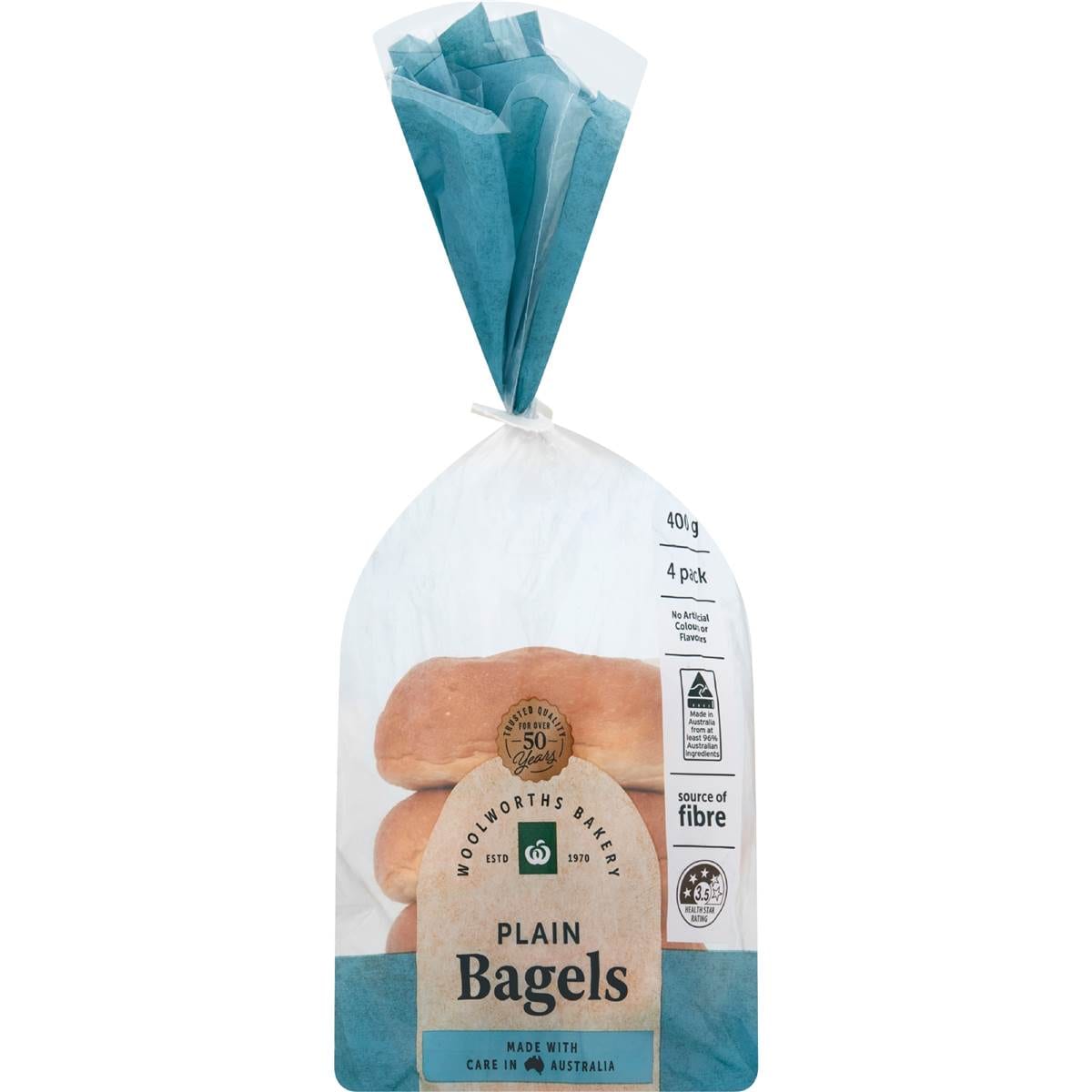Woolworths Plain Bagels