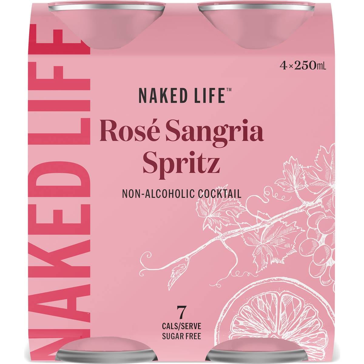 Calories in Naked Life Espresso Martini Nonalcoholic Cocktail Cans
