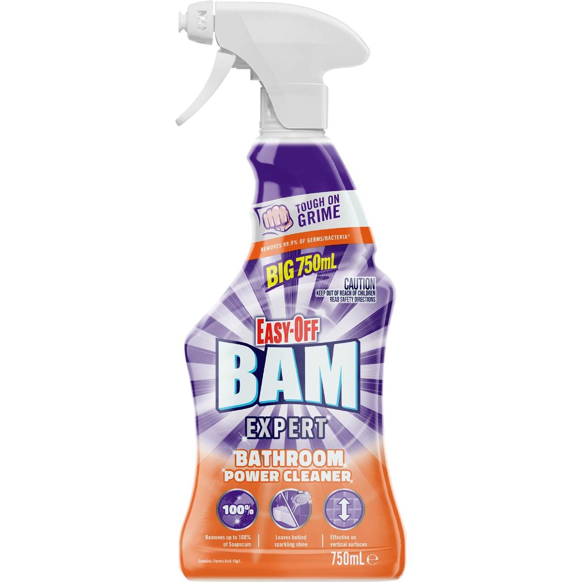 Easy-Off Bam Bathroom Soapscum Cleaning Spray 750mL