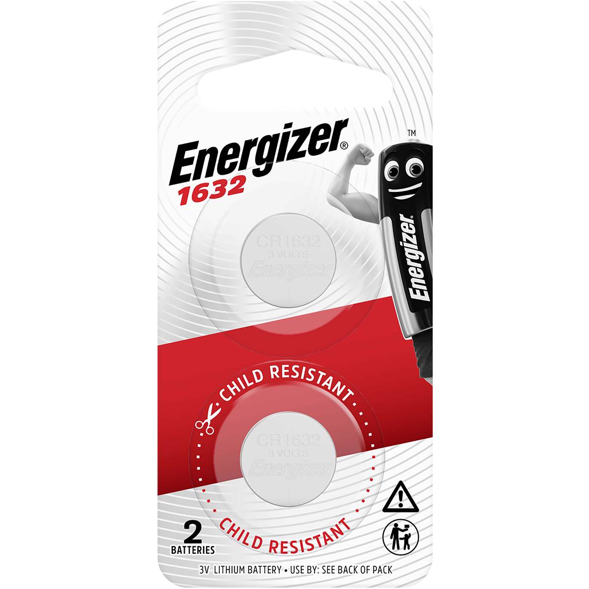 Energizer 1632 CR1632 Lithium Coin Battery