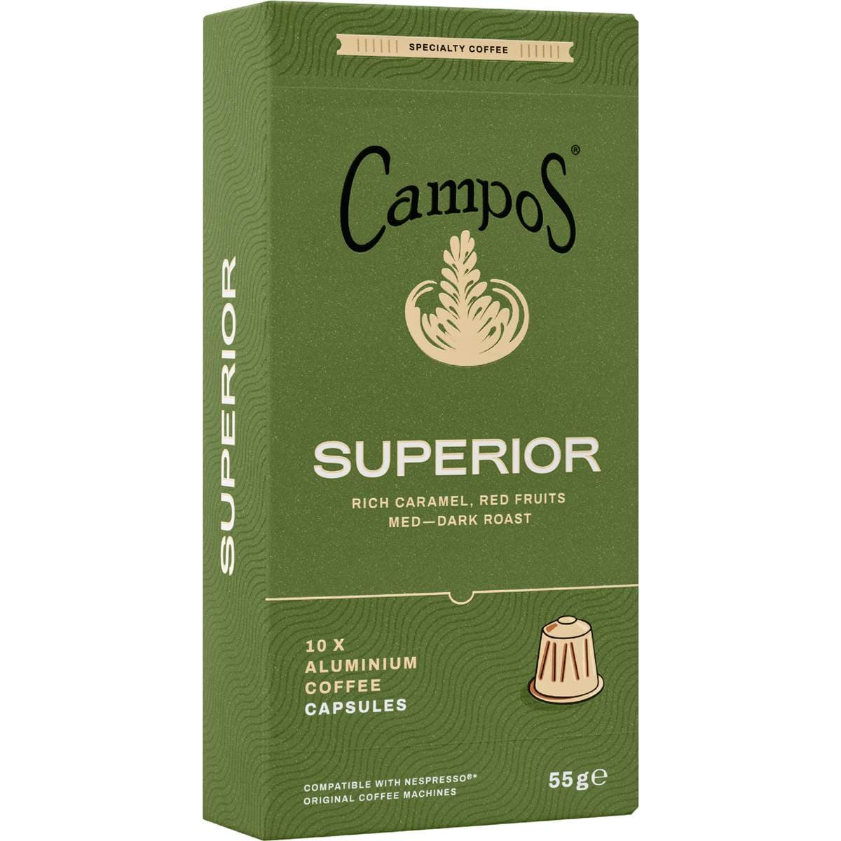 Campos Superior Aluminium Coffee Capsules