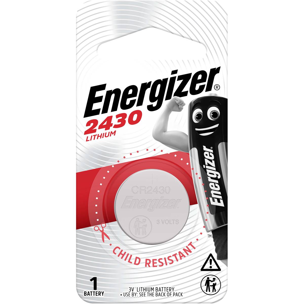 Energizer 2430 CR2430 Lithium Coin Battery