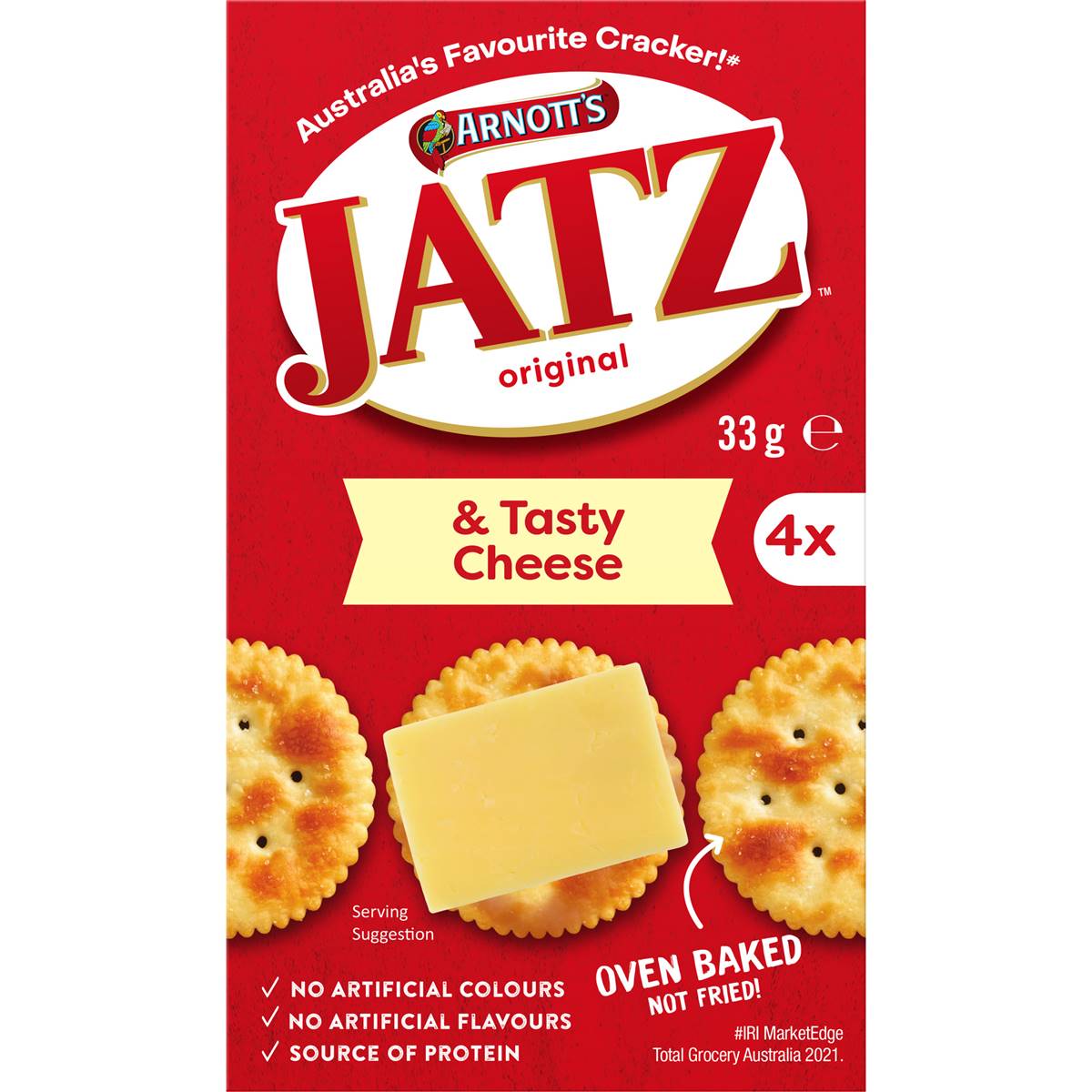 Calories in Arnotts Jatz Original Cracker calcount