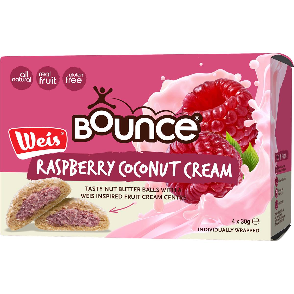 452 calories in Bounce Weis Mango Cream Filled Balls (100g) calcount