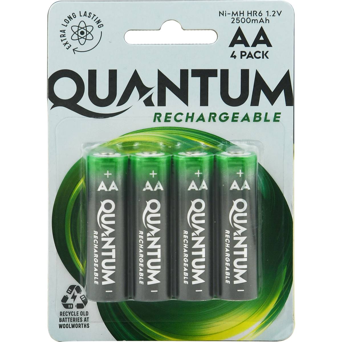 Quantum NiMh Rechargeable AA 2500