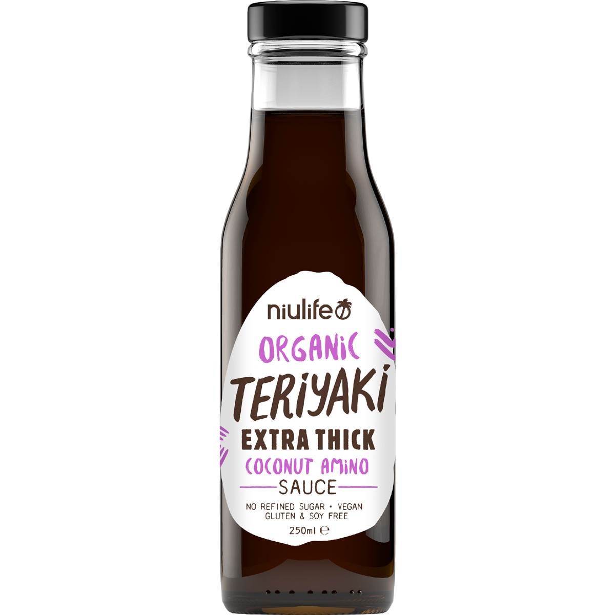 Niulife Organic Extra Thick Coconut Amino Teriyaki Sauce