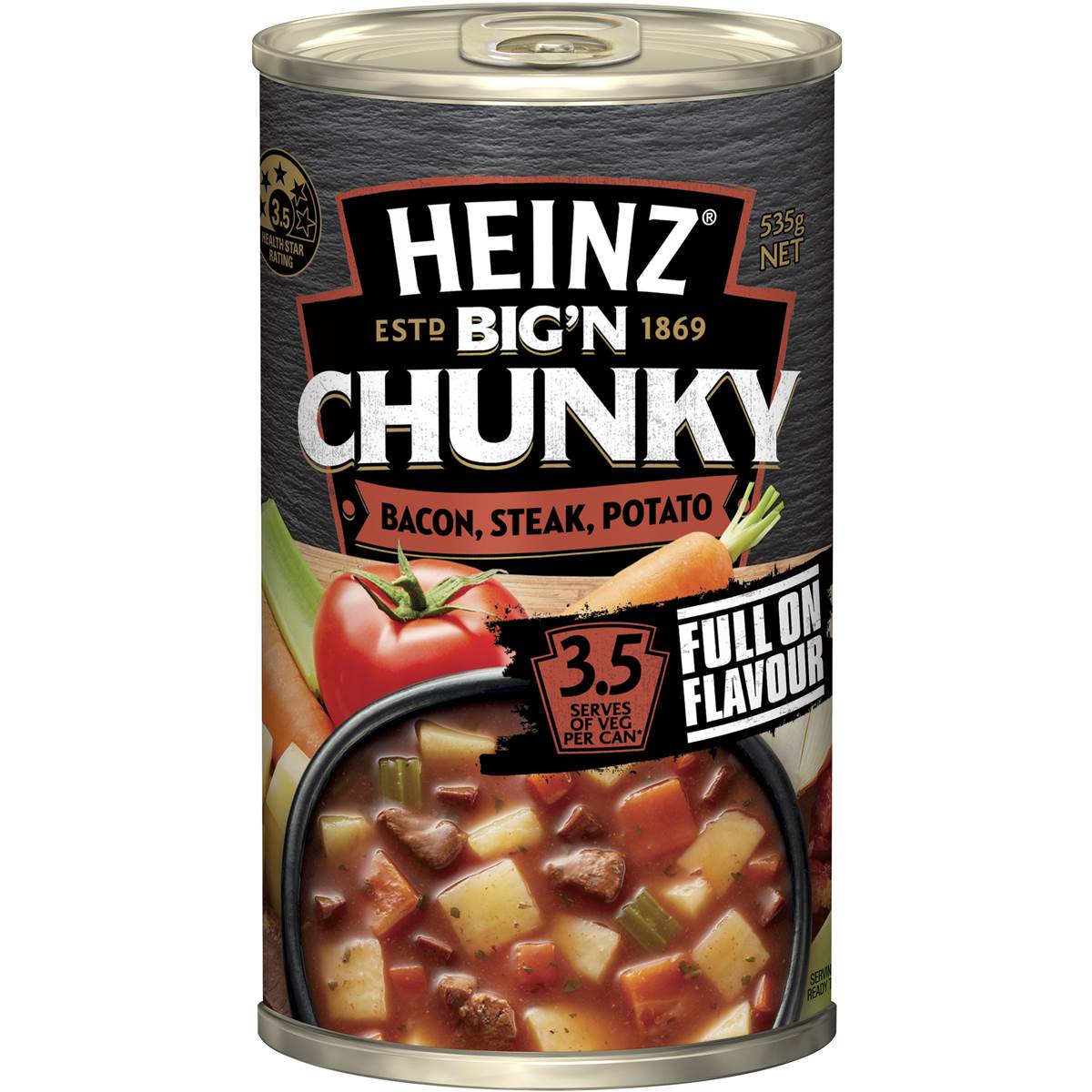 Heinz Big N Chunky Bacon Steak Potato Soup 535g