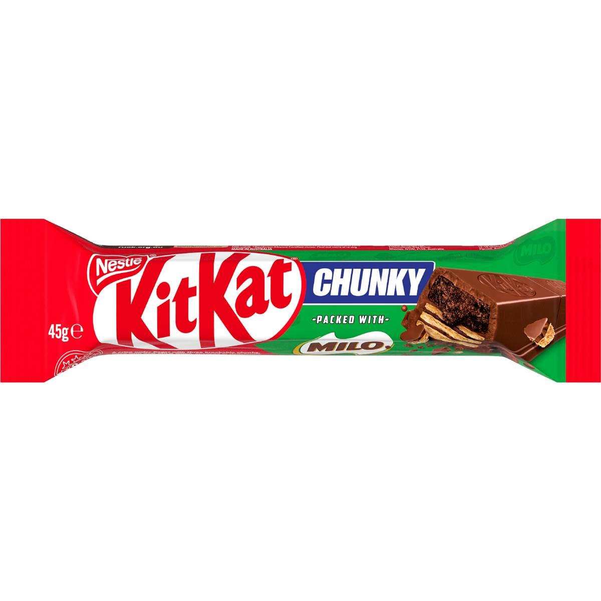 KitKat Chunky Milo Milk Chocolate Bar 45g