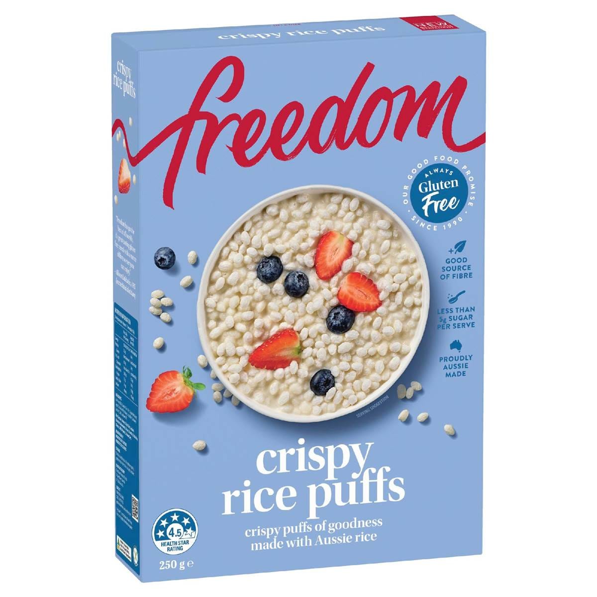 Calories in Freedom Classic Rice Puffs Cereal calcount