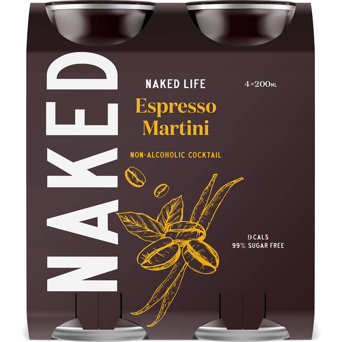 Calories In Naked Life Mojito Non Alcoholic Cocktail Cans Calcount