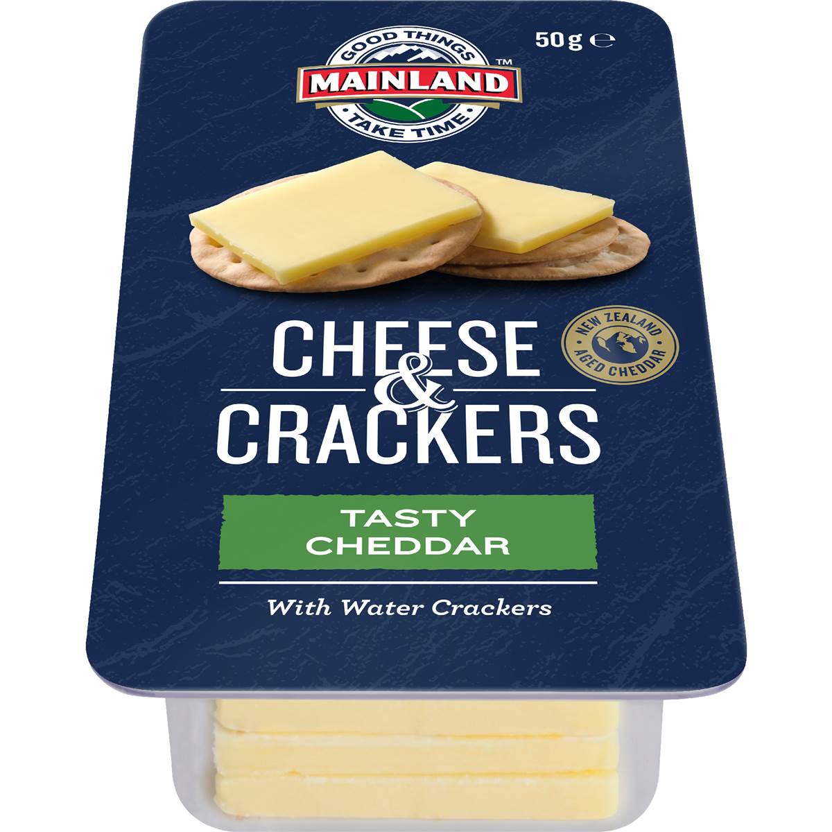 Mainland Cheese Snack with Crackers Tasty Cheddar 50g