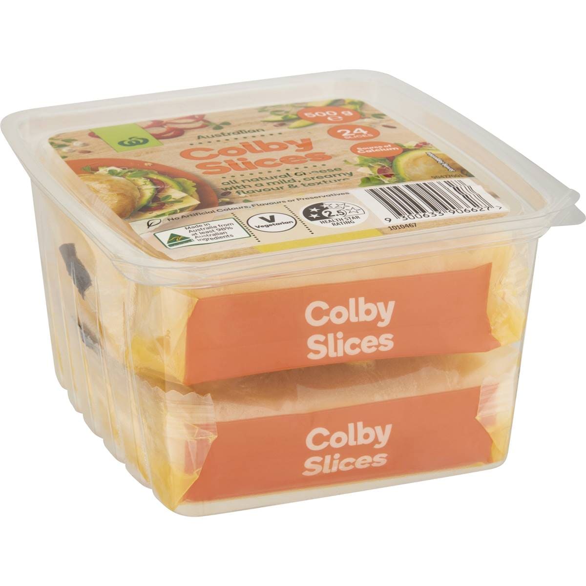 382 calories in Woolworths Colby Cheese Slices (100g) calcount
