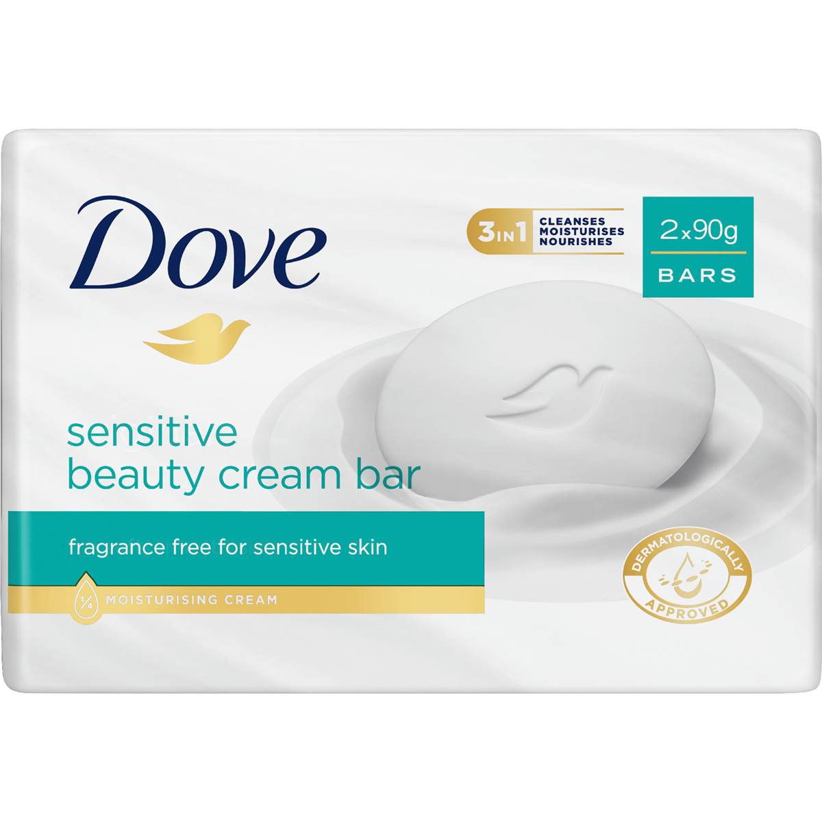 Dove Beauty Bar Sensitive 90g x 2 pack