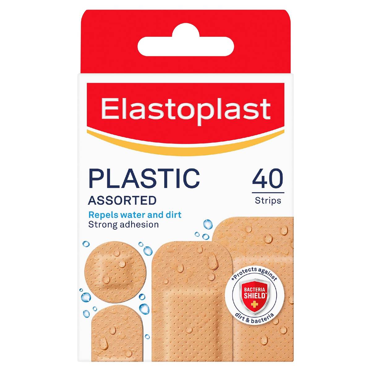 Elastoplast Water Resistant Plastic Plasters Assorted