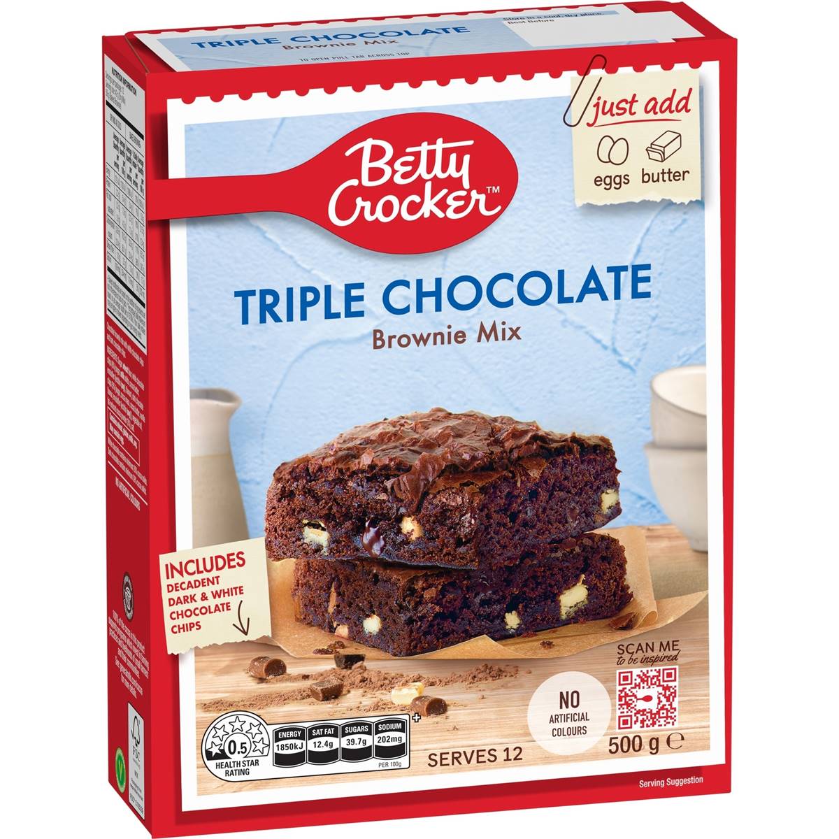 calories-in-betty-crocker-triple-chocolate-fudge-brownie-mix-calcount