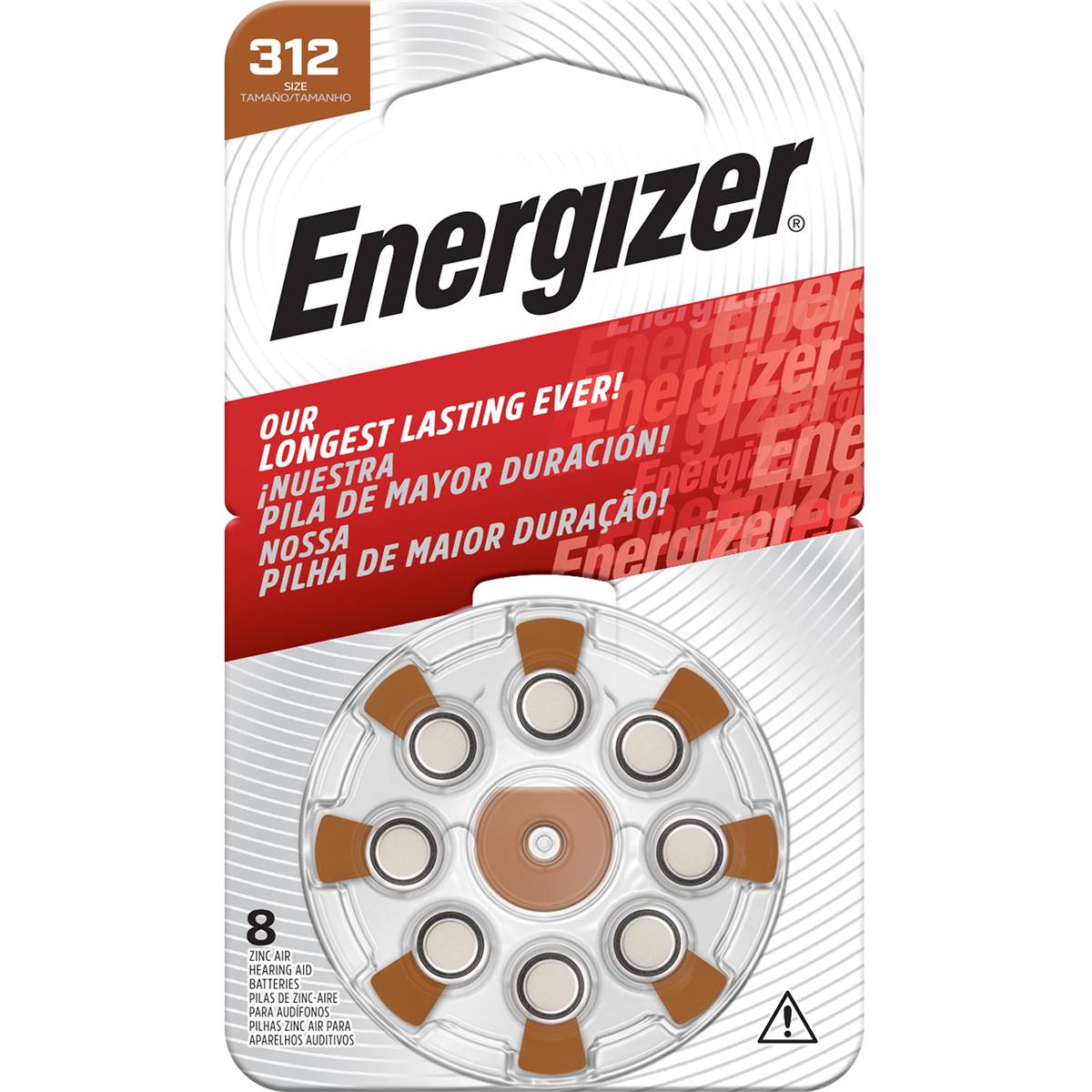 Energizer Hearing Aid Batteries 312